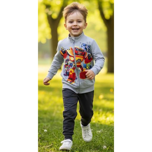 Комплект плътен 2 части (с/д) Пламъчко в сиво