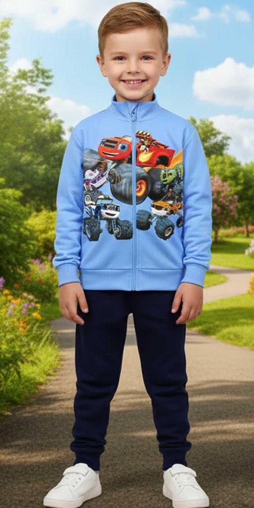 Комплект плътен 2 части (с/д) Пламъчко в синьо