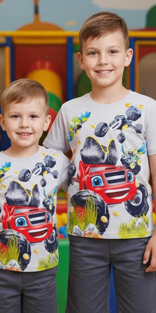 Тениска Пламъчко в сиво 1