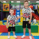 Комбинация 2 части (т/б) Пламъчко в сиво
