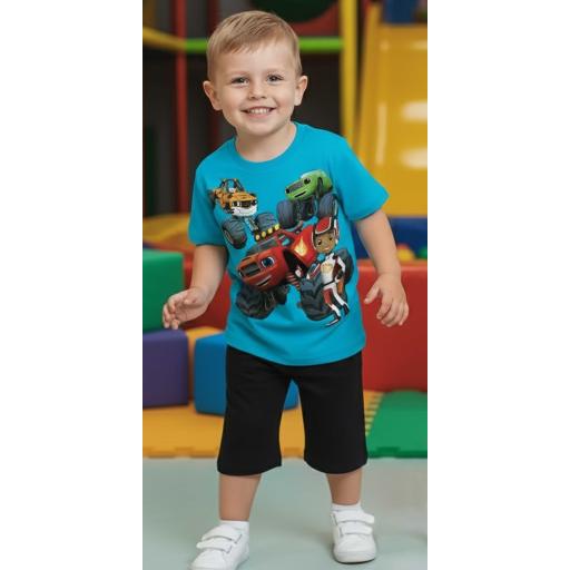 Комбинация 2 части (т/б) Пламъчко в наситеносиньо