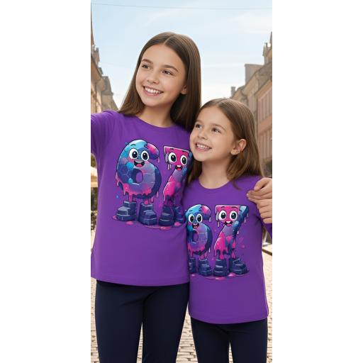 Блуза тънка SIX SEVEN във виолетово