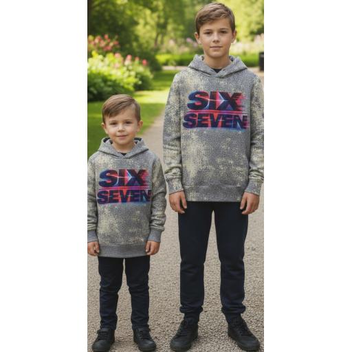 Комплект по-плътен 2 части (б.к/д) SIX SEVEN в сиво