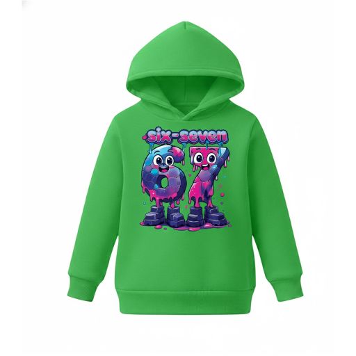 Блуза с качулка SIX SEVEN в зелено
