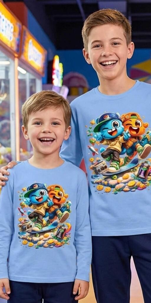 Блуза тънка Стъмбъл гайс в синьо