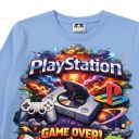Блуза тънка PlayStation в синьо