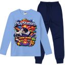 Комплект тънък 2 части (б/д) PlayStation в синьо