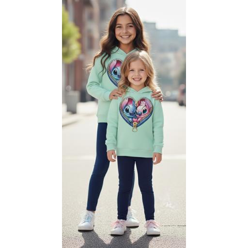 Комплект плътен 2 части (б.к/к) Стич и Ейнджъл мента