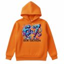 Блуза с качулка SIX SEVEN в оранжево