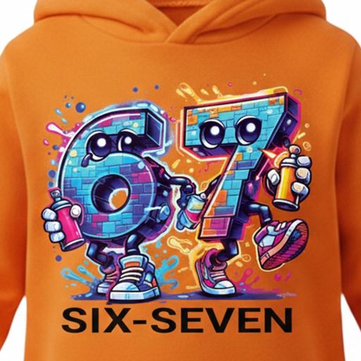 Блуза с качулка SIX SEVEN в оранжево