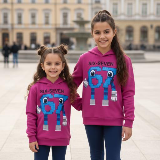 Блуза с качулка SIX SEVEN в циклам