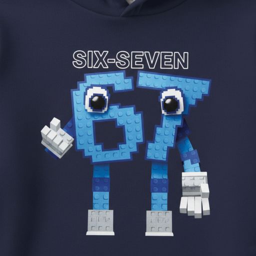 Блуза с качулка SIX SEVEN в синьо