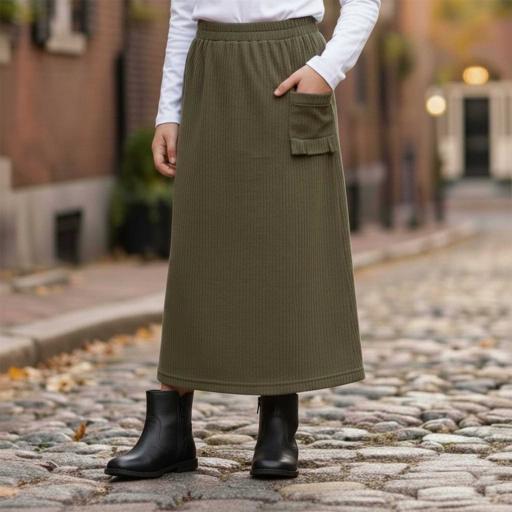 Пола джинсов полар тъмно хаки