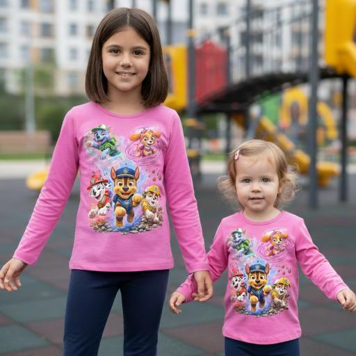 Блуза тънка Пес Патрул – Малки герои в розово