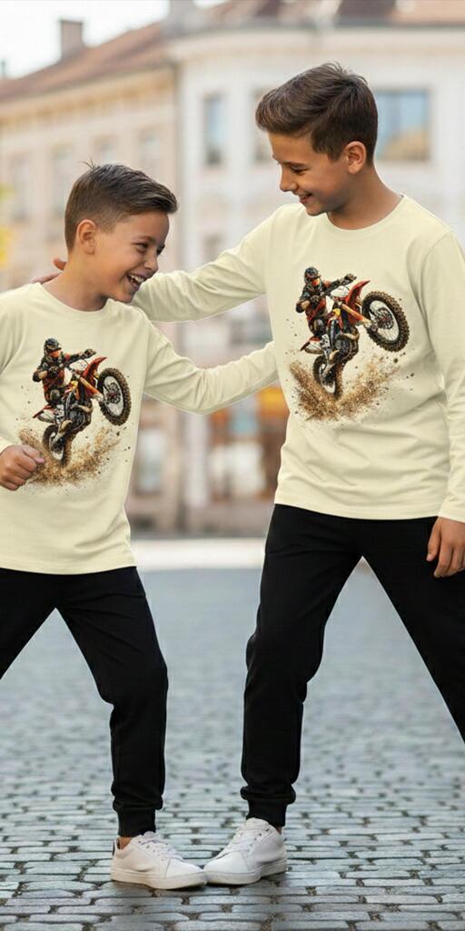 Комплект тънък 2 части (б/д) Моторист в екрю