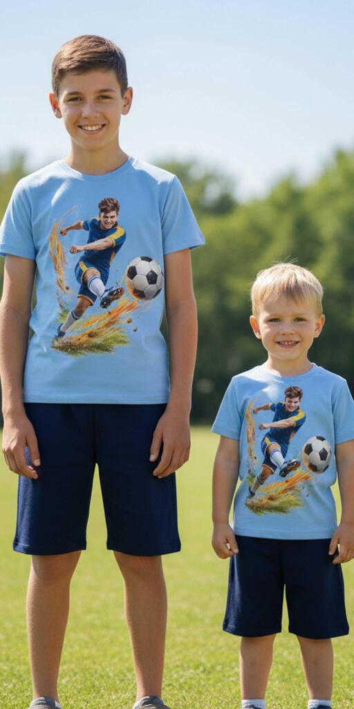 Комбинация 2 части (т/б) Футболист в синьо