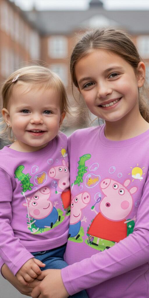 Блуза тънка Пепа и Джордж Весели балончета