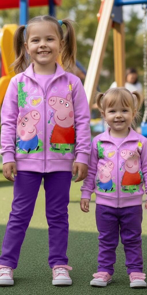 Комплект плътен 2 части (с/д) Пепа и Джордж Весели балончета