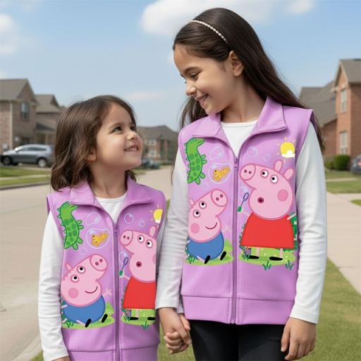 Елек плътен Пепа и Джордж Весели балончета