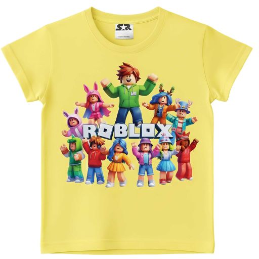 Тениска Roblox в жълто