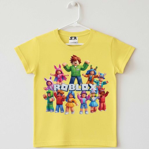 Тениска Roblox в жълто
