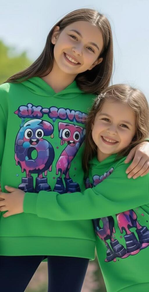 Блуза с качулка SIX SEVEN в зелено