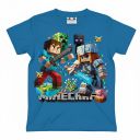 Детска синя тениска Minecraft