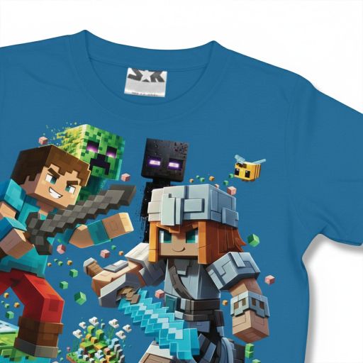 Тениска с Minecraft за любители на игрите