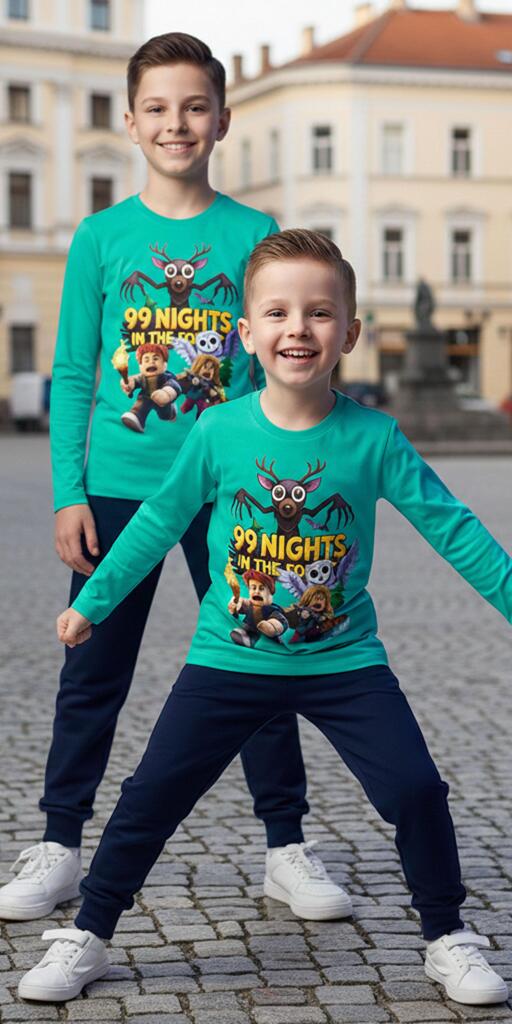 Комплект тънък 2 части (б/д) 99 нощи в мента