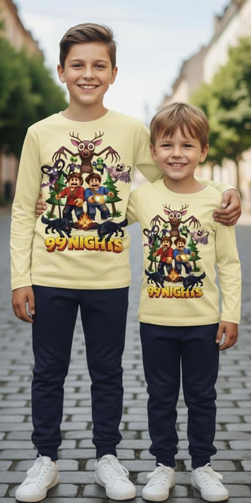 Комплект тънък 2 части (б/д) 99 нощи в бледо жълто