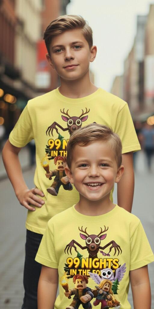 Тениска 99 нощи в жълто