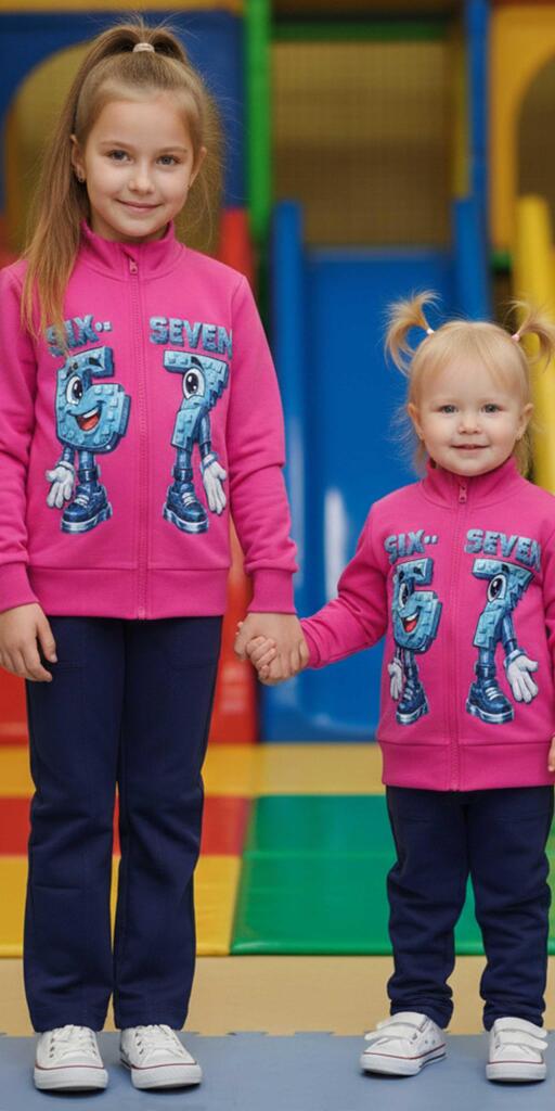 Комплект плътен 2 части (с/д) Six-Seven в циклама