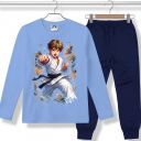 Комплект тънък 2 части (б/д) Karate Spirit в светлосиньо