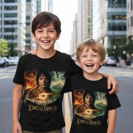 Фентъзи тениска с епичен принт и Пръстена