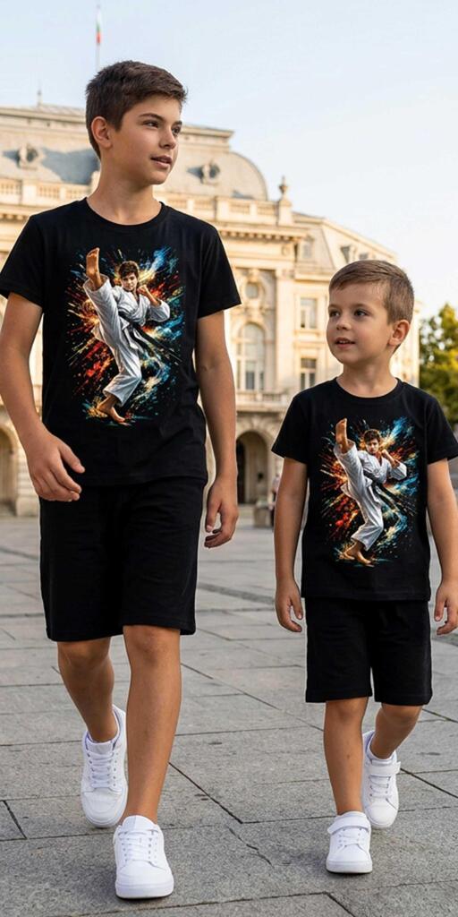 Комбинация 2 части (т/б) с каратист Karate Power