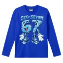 Детска тъмносиня блуза Six Seven