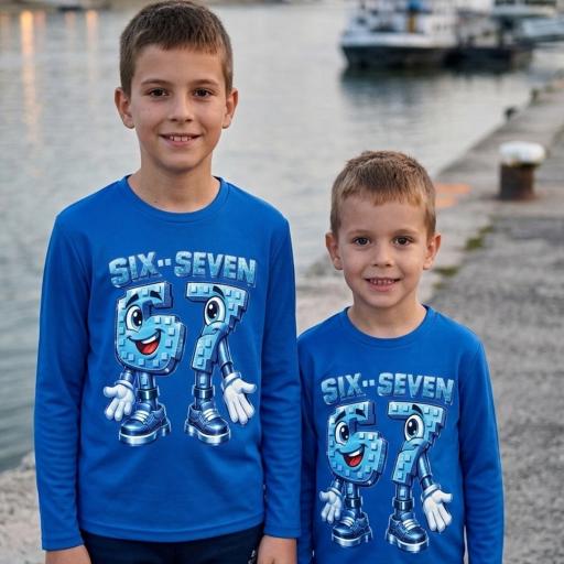 Блуза тънка SIX SEVEN в мастиленосиньо