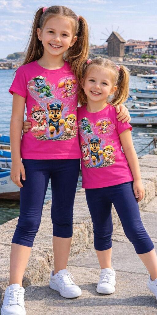 Комбинация 2 части (т/к) Пес Патрул – Малки герои в циклама