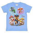 Детска синя тениска Paw Patrol с весела цветна картинка