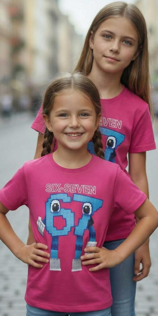 Тениска Six-Seven в циклама