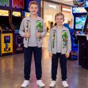 Детски Minecraft комплект – суичър, едноцветна блуза и долнище“
