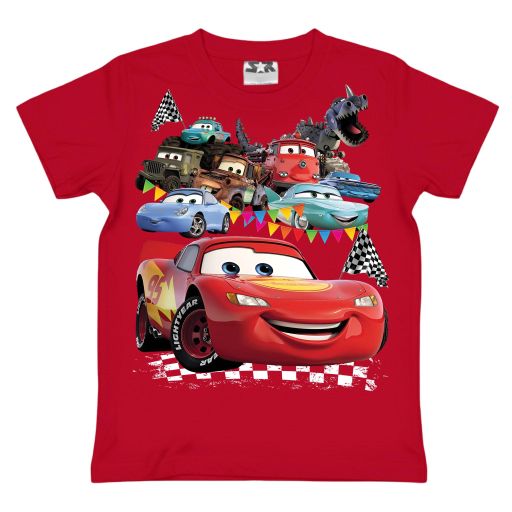 Детска тениска с Lightning McQueen от филма Cars