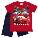 Червена тениска Lightning McQueen с детски бермуди