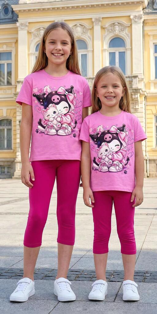 Комбинация 2 части (т/к) Куроми в розово