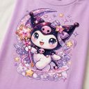 Детска блуза Kuromi с DTF печат и дълъг ръкав