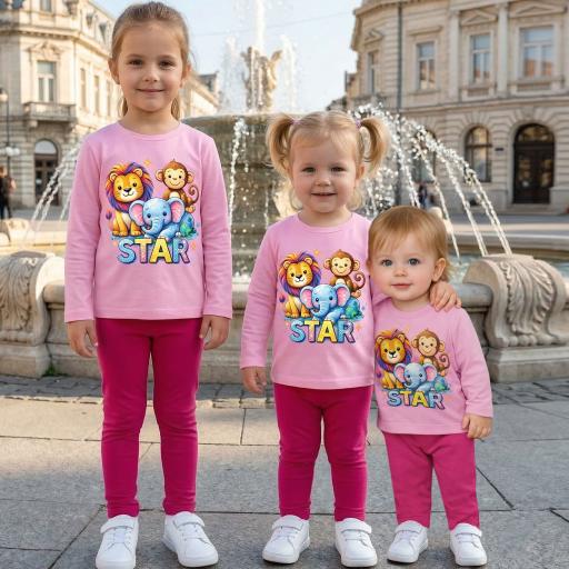 Сладки животинки в розово, комфорт и настроение в един комплект