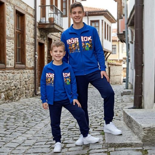 Комплект плътен 3 части (с/б/д) ROBLOX в тъмносиньо