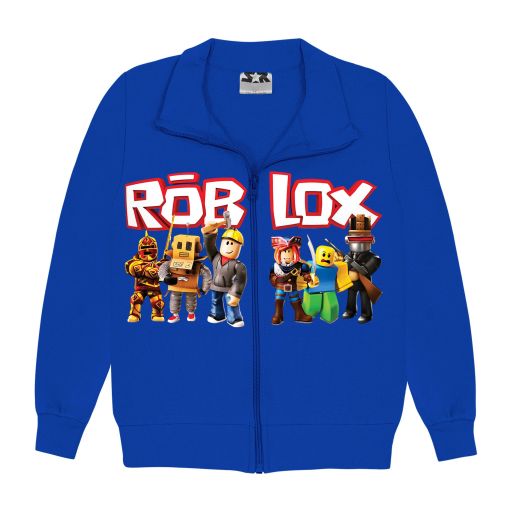 Суичър плътен ROBLOX в тъмносиньо
