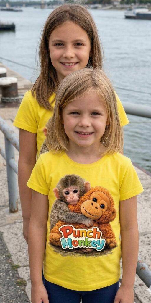 Тениска с Маймунката Пънч