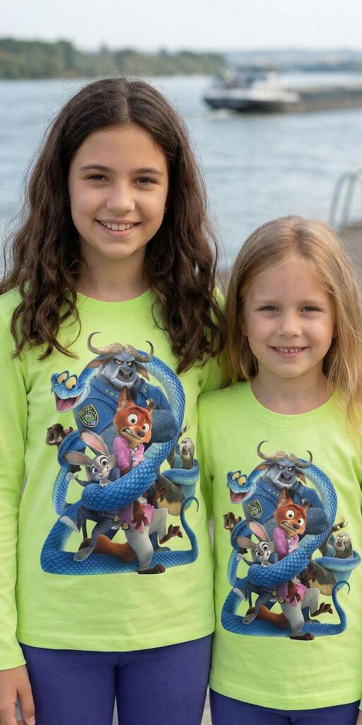 Блуза тънка Зоотрополис в зелено